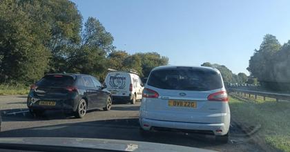Roads blocked as police attend two rush hour crashes