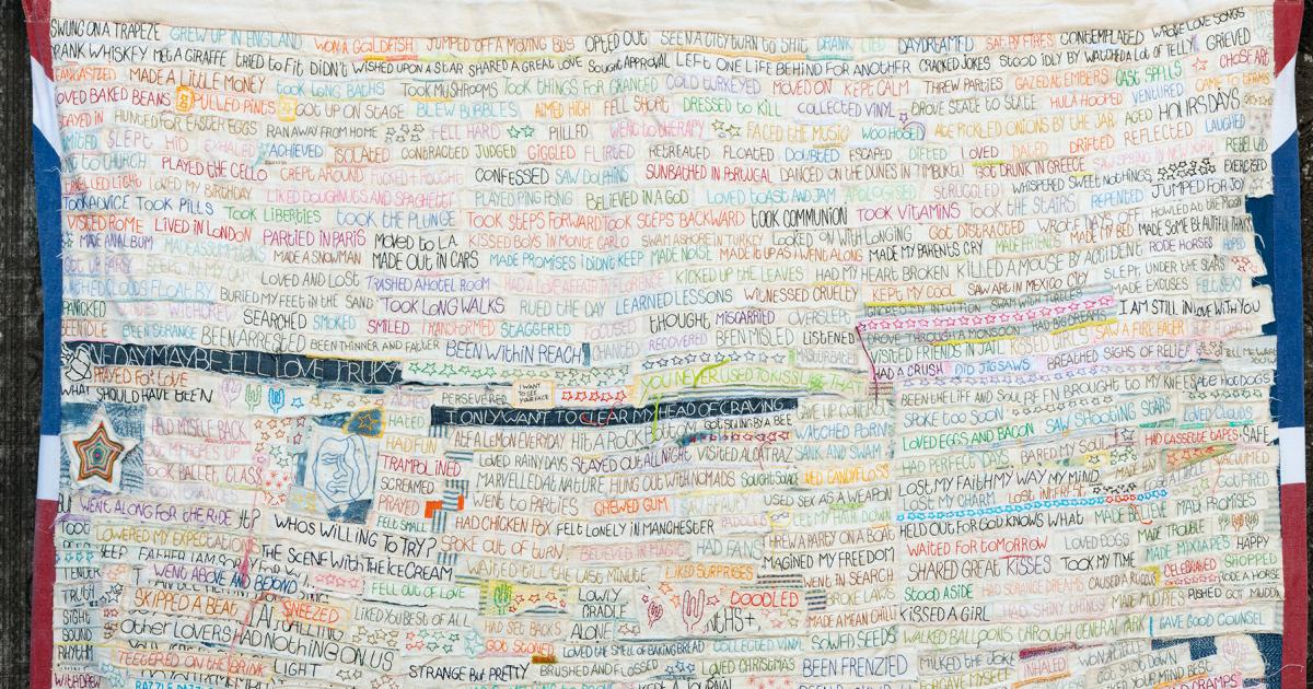 Hand-stitched quilt forms centrepiece of deeply personal new exhibition