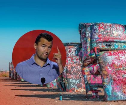 Texas Attraction, The Cadillac Ranch, Gets Charlie Kirk Tribute