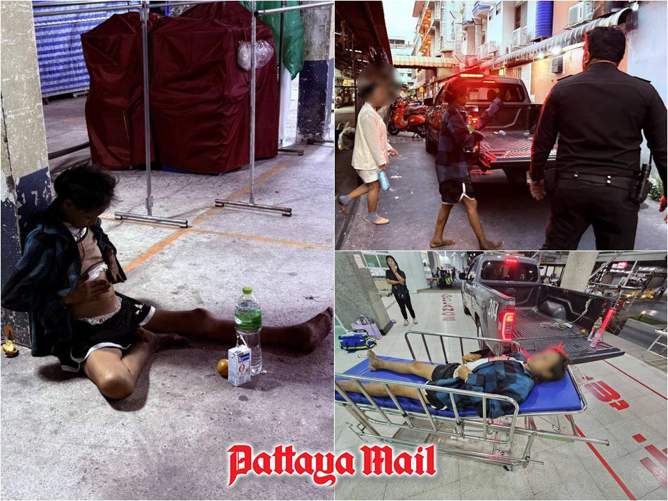 Pattaya officers rush to aid homeless woman in medical crisis