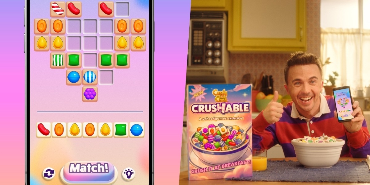 Candy Crush Crushable is a new daily puzzle game exclusive to Yahoo Games
