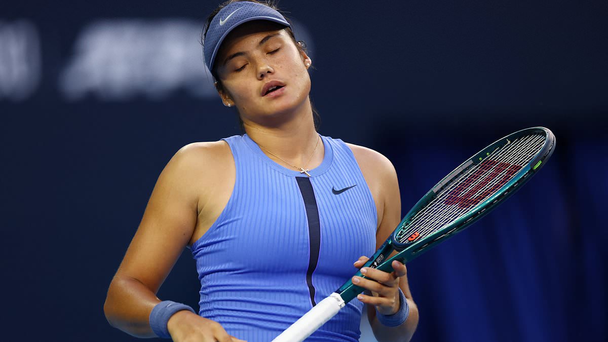 Deja-Raducanu! Emma blows three match points AGAIN as she crashes out of the China Open just one week after eerily similar defeat in Seoul
