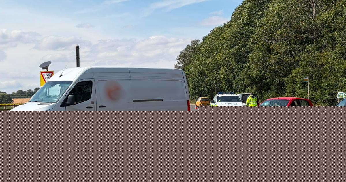 Recap: car and van crash on A49