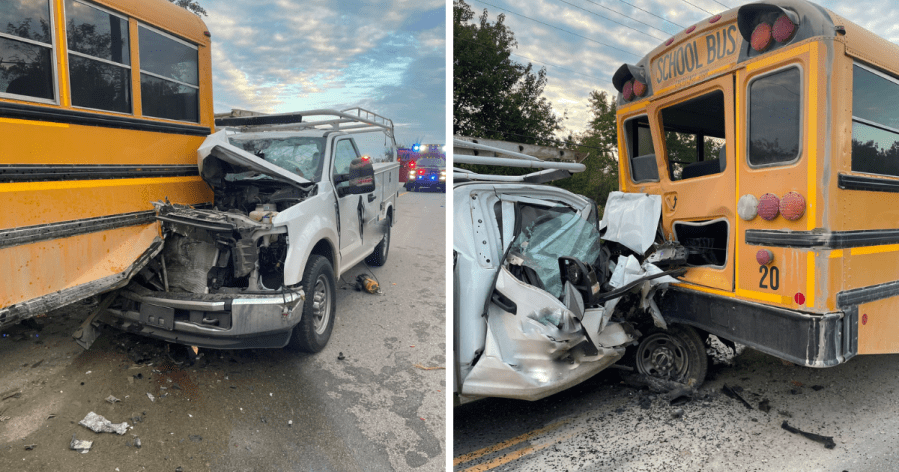 School bus rear-ended in Douglas County, 16 students on board