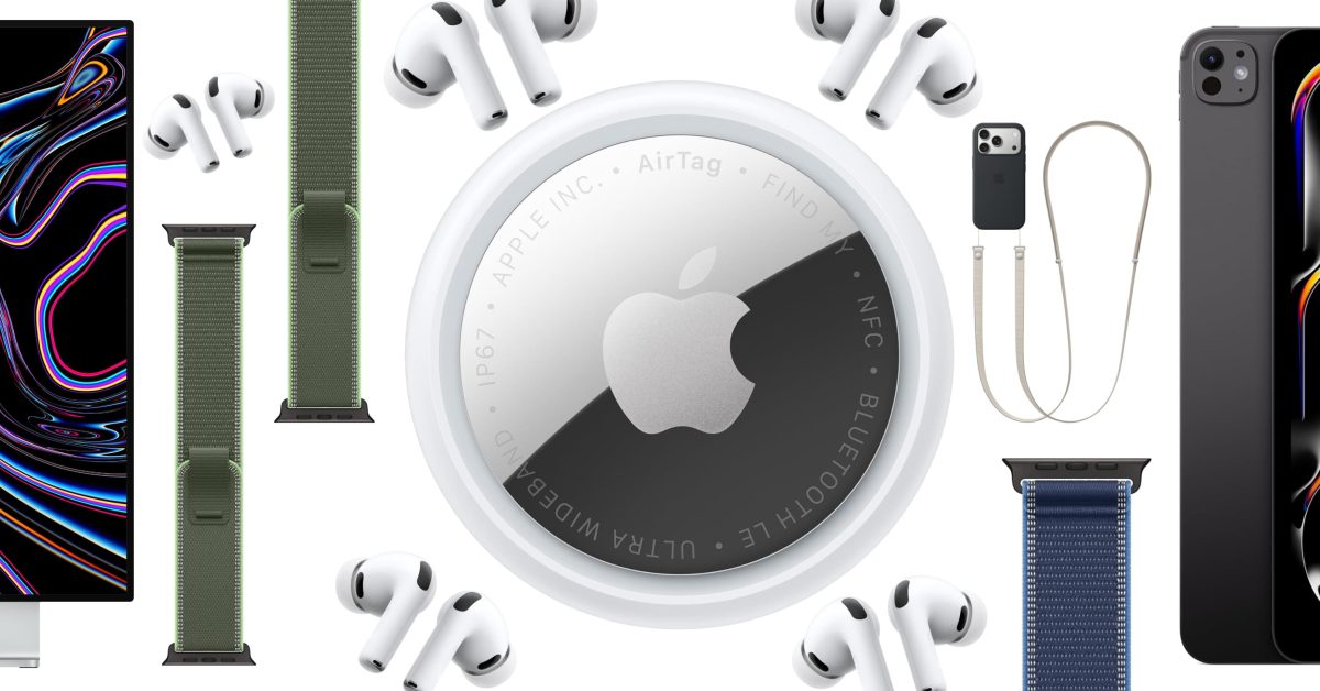Deals: AirTag 2 – buy 4, get 1 for $1, most affordable M5 iPad Pro up to $213 off, Trail Loop, Crossbody Strap 55% off, more