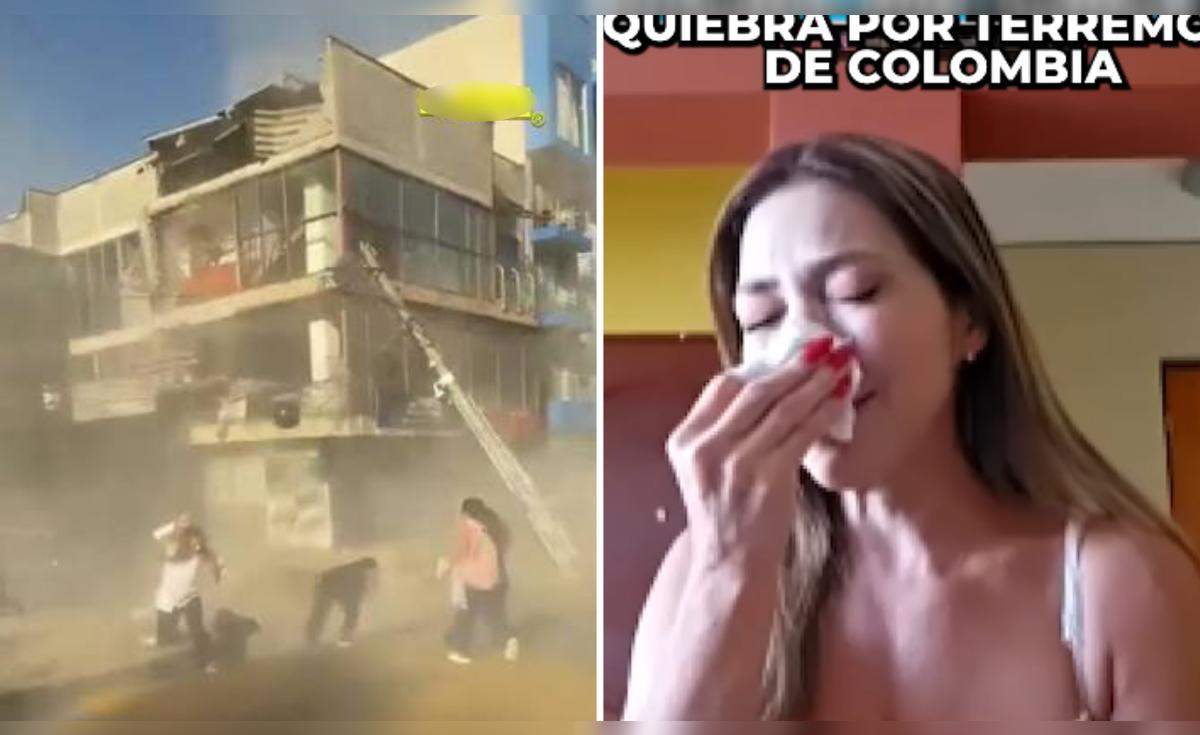 Lucecita Ceballos llora en vivo y revela estado de salud de su familia tras terremoto de 7.4 en Colombia: “Nunca hemos pasado esto”