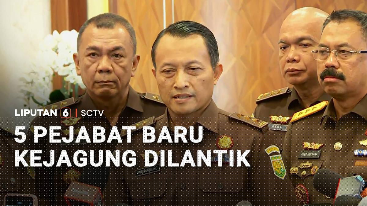 Lima Pejabat Baru Kejagung Dilantik