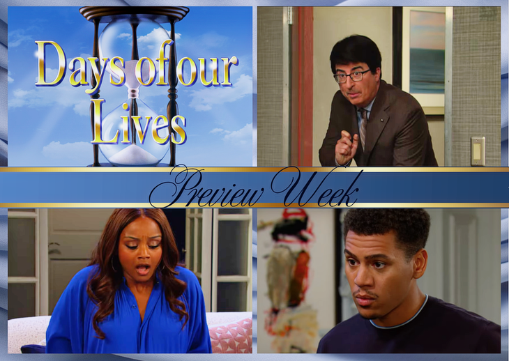 Days Of Our Lives Preview Week Of August 10: John Oliver Visits, Chanel’s Labor Panic, Theo’s Threat