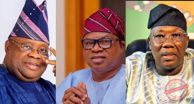 Osun 2026: Adeleke Battles Oyebamiji, Salaam as Oyinlola’s Endorsement Raises Stakes Ahead of August 15 Poll