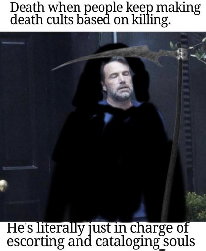 Dungeons and Dragons - WHY is the God OF DEATH. Always associated with undeath in table tops. IT'S LIKE LITERALLY THE OPPOSITE OF WHAT THEY SHOULD WANT. | /r/dndmemes