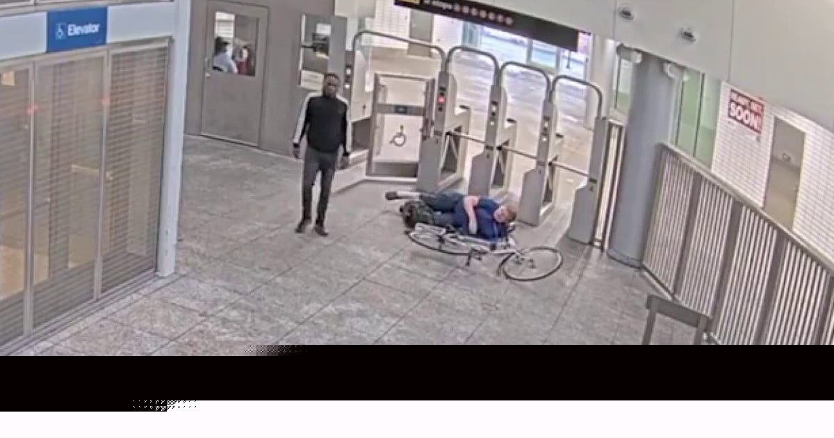 Video shows alleged CTA fare jumper knocking down woman as security guards stand nearby, lawsuit claims