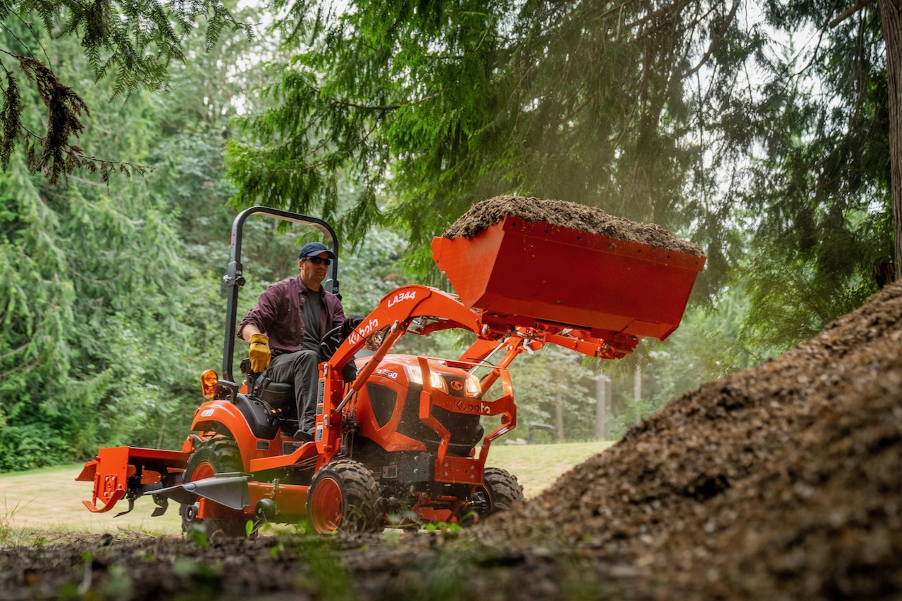 Embrace the outdoors with power and precision—with the Kubota BX series line of sub-compact tractors