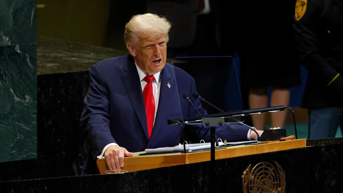 UN General Assembly: Donald Trump delivers fiery speech, tells world leaders countries are 'going to hell'