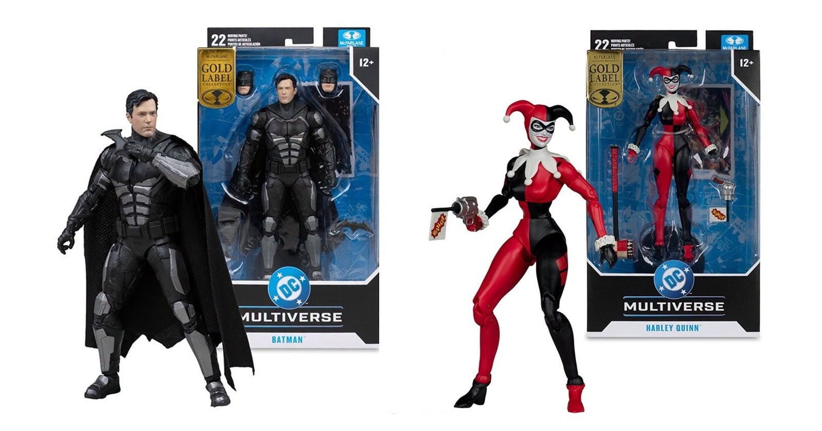 Batman and Harley Quinn DC Multiverse Gold Label figures launch pre-orders from McFarlane Toys