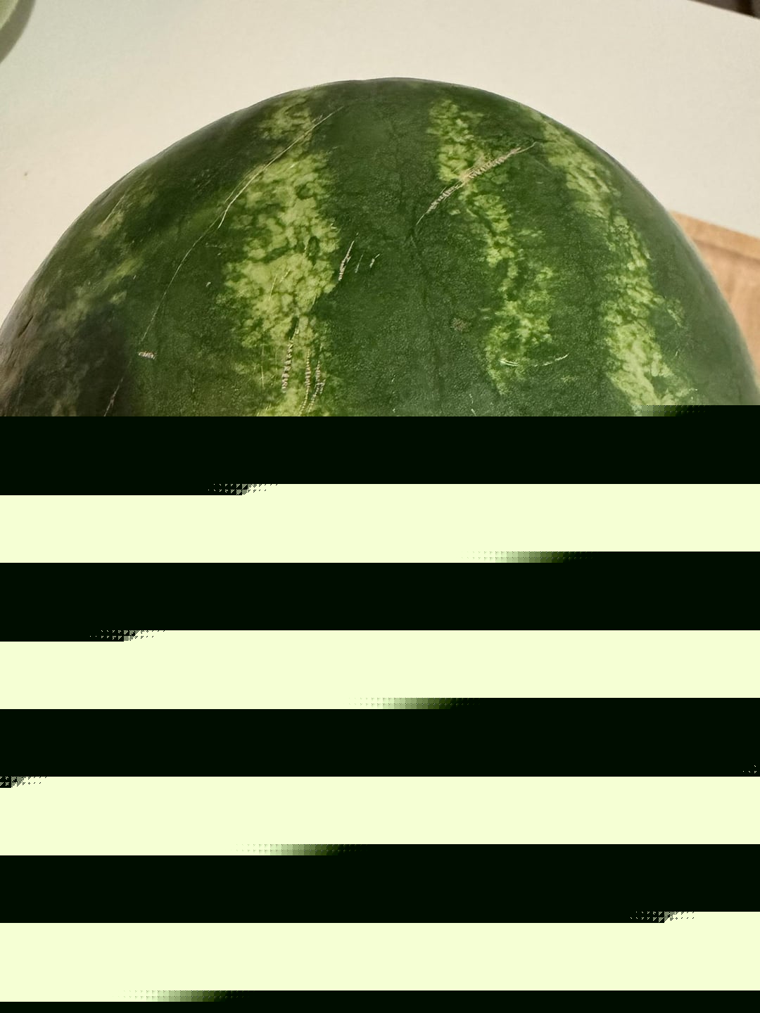 Mildly Interesting - This watermelon has a guy's face and phone email on it
