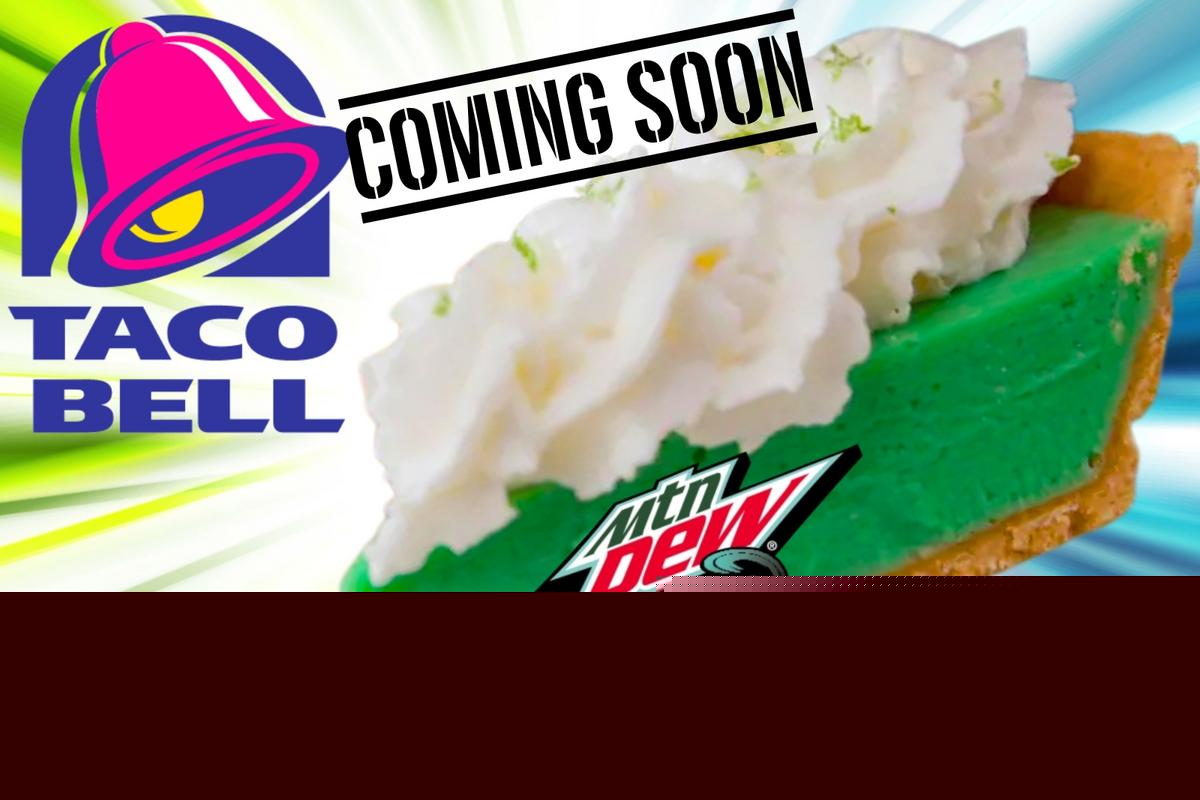 Taco Bell’s Mountain Dew Baja Blast Pie Could Hit Menus by Thanksgiving
