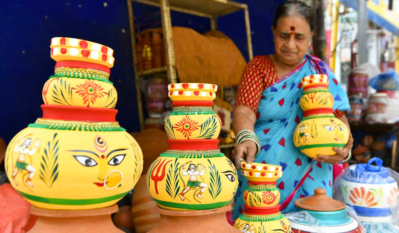 Bonalu shopping goes digital as devotees order Bonam pots and puja kits online