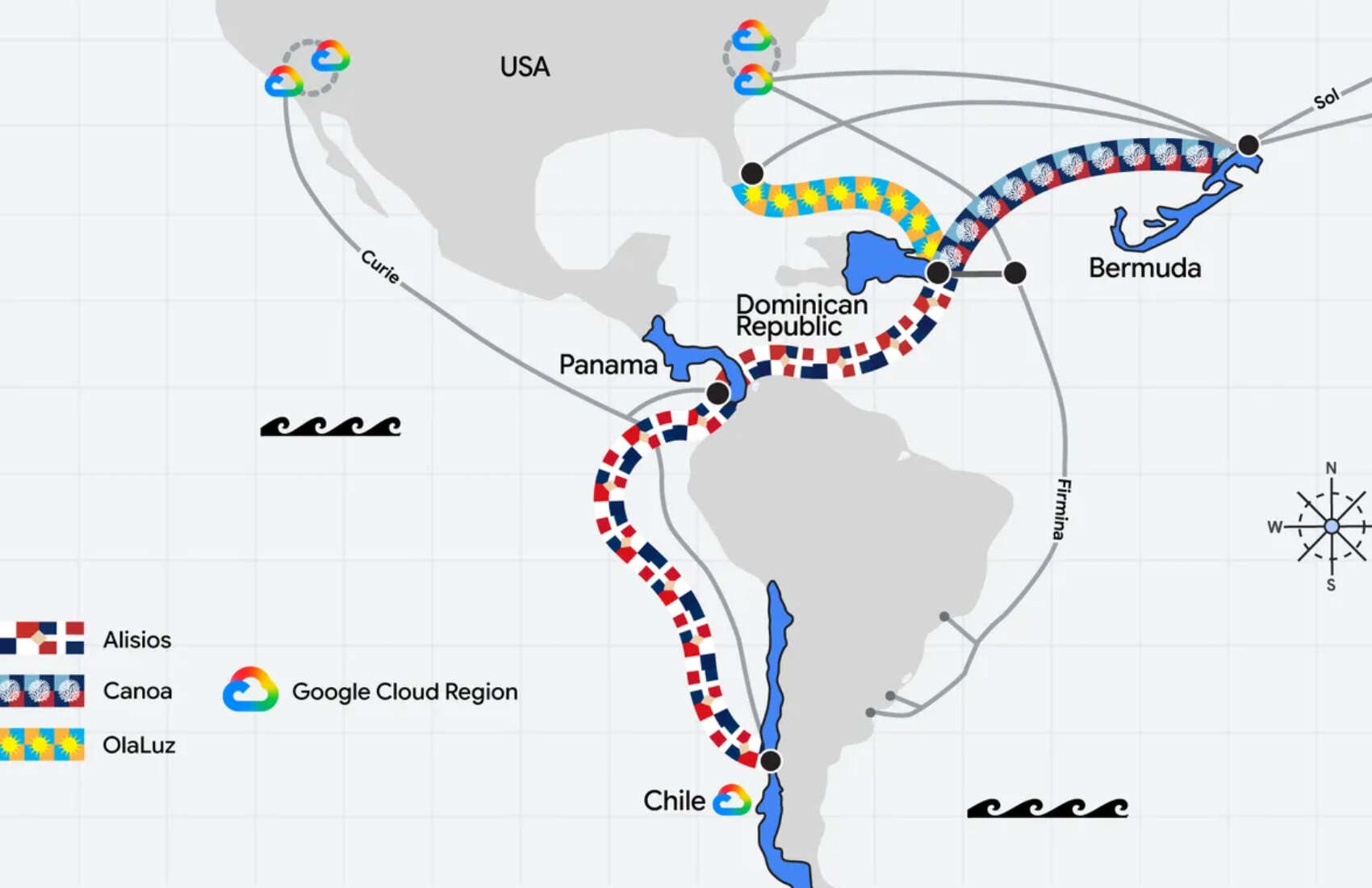 Google construirá una nueva autopista digital bajo el mar para mejorar las conexiones internacionales