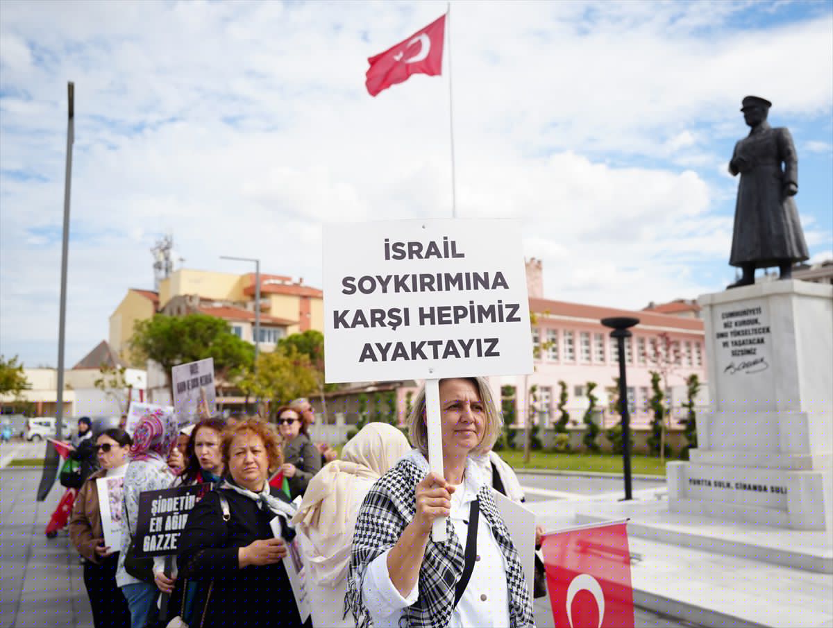 Bursa ve çevre illerde "Gazze İçin Sessiz Çığlık" etkinliği düzenlendi