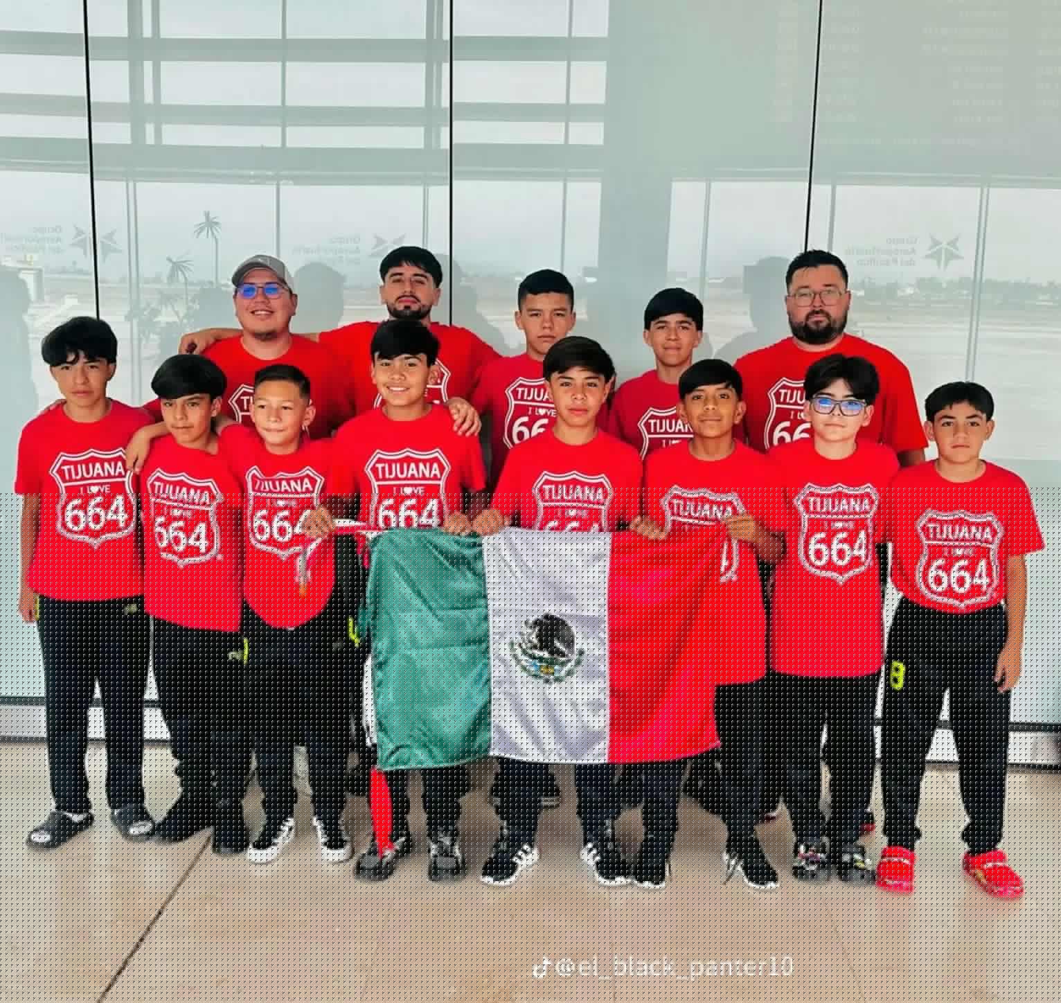 Equipo infantil de Tijuana “Leyendas Obeliz” queda varado en Colombia tras sismo