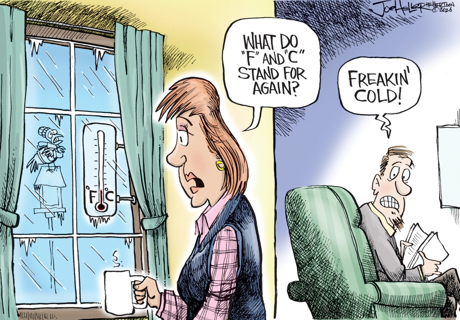 Editorial cartoon for Thursday, Jan. 29, 2026