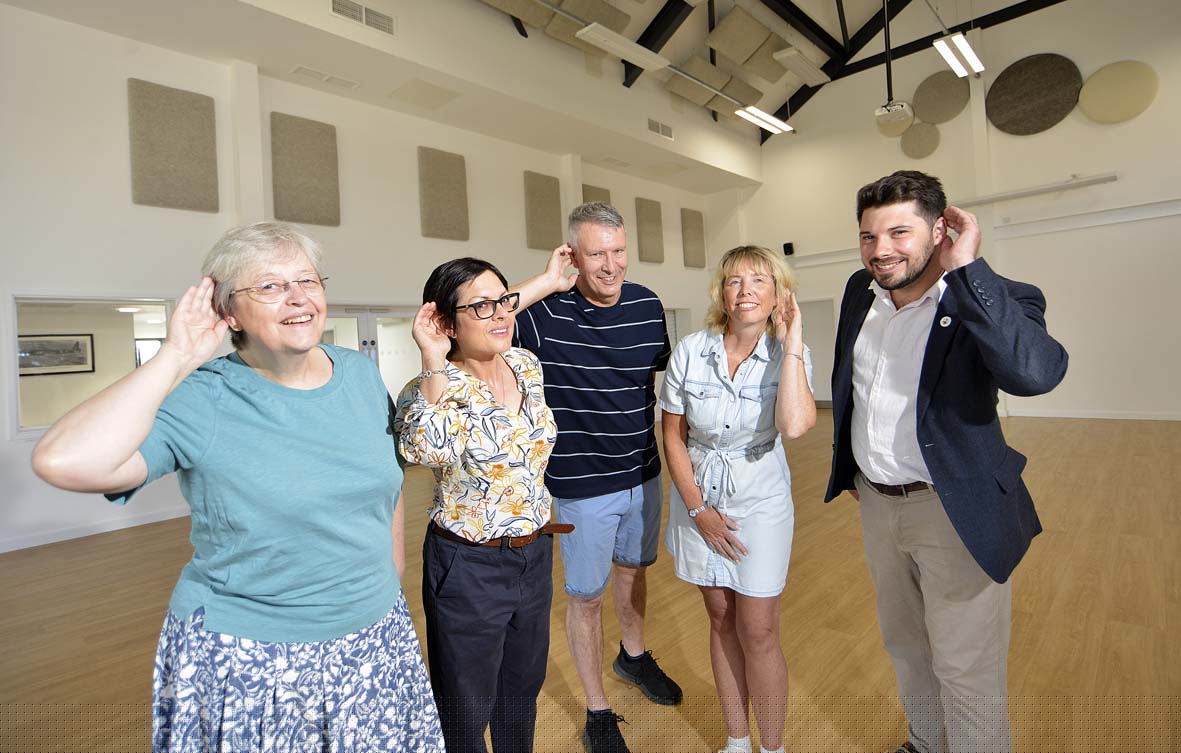 Acoustic panels end echoes at Southam Community Centre