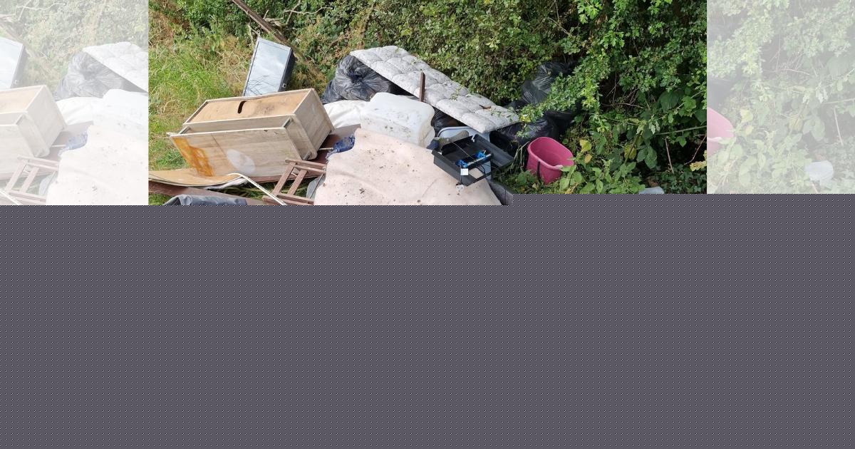 Fly-tipper caught unloading van of household waste onto farm land in Warrington