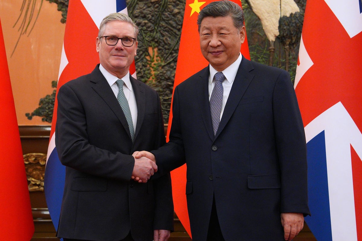 ‘Twists and turns’ in relationship between Britain and China don’t help us, Xi Jinping tells Keir Starmer