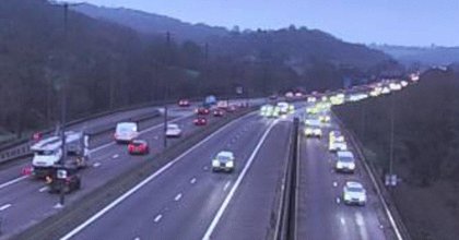 Traffic alert: morning congestion building across Gwent