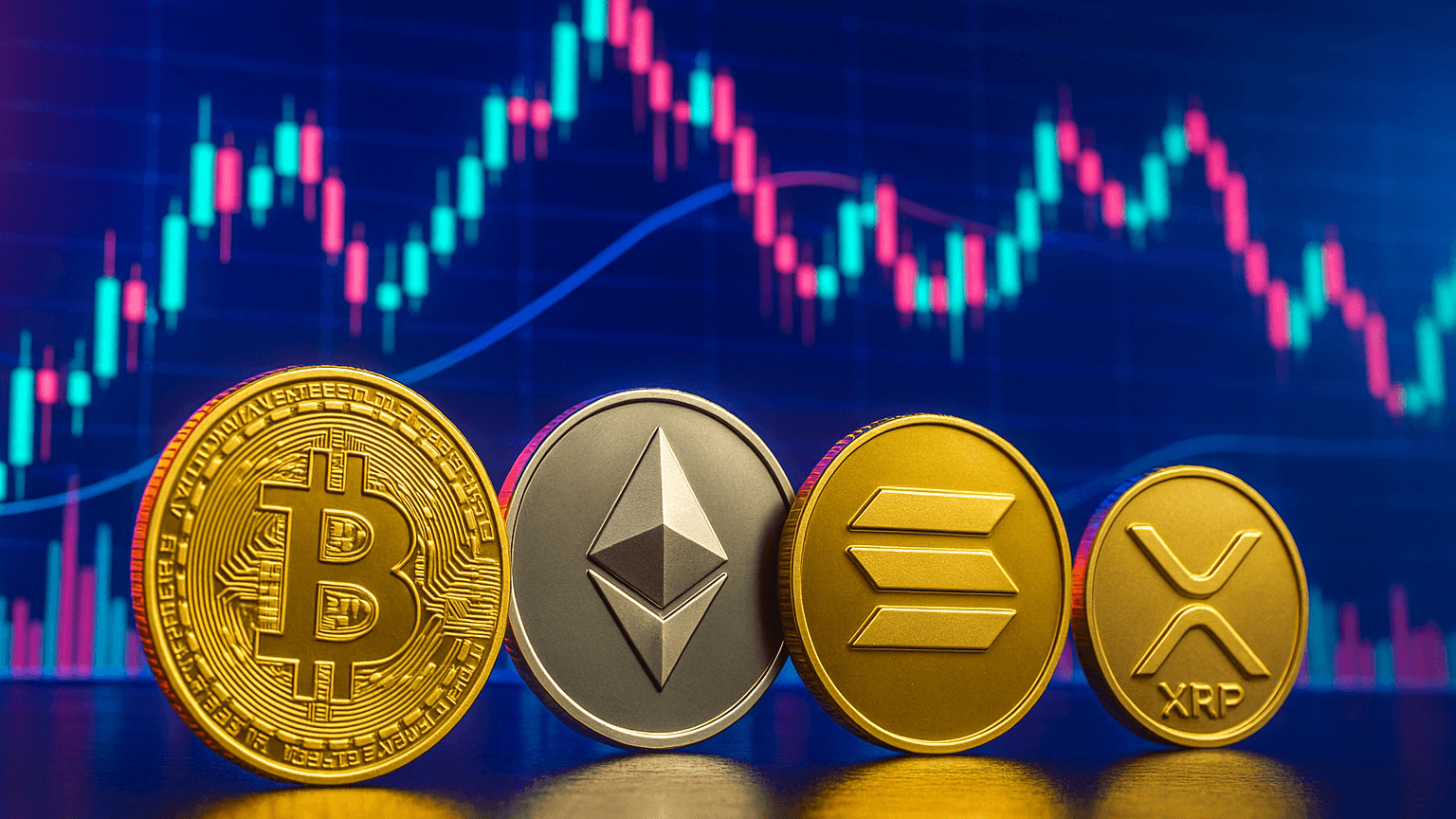 Bitcoin, Ethereum and Solana Leiden market recovery while XRP has difficulty holding support