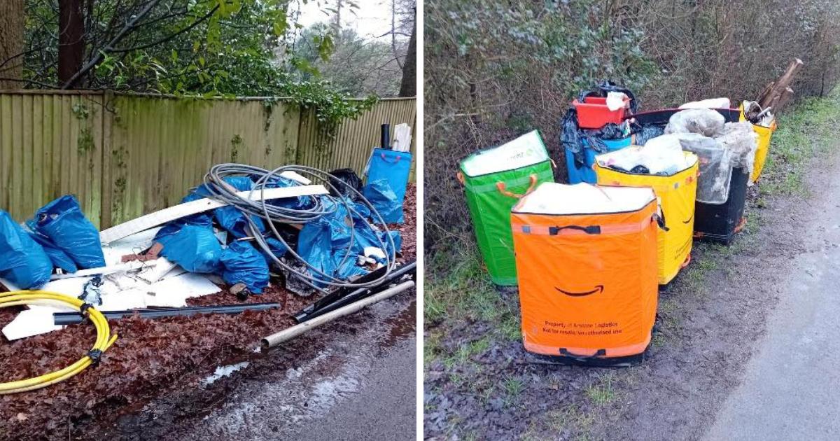 Council hunts for culprits as double fly-tipping trouble 'blights' neighbourhoods