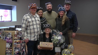 Eileen Strickler marks 100 years with celebration at The Center