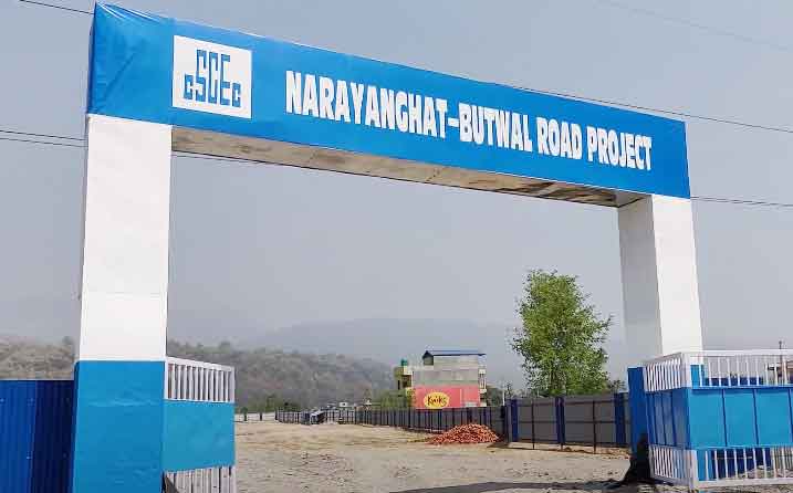 Narayangarh-Butwal road: Cracks emerge before handover