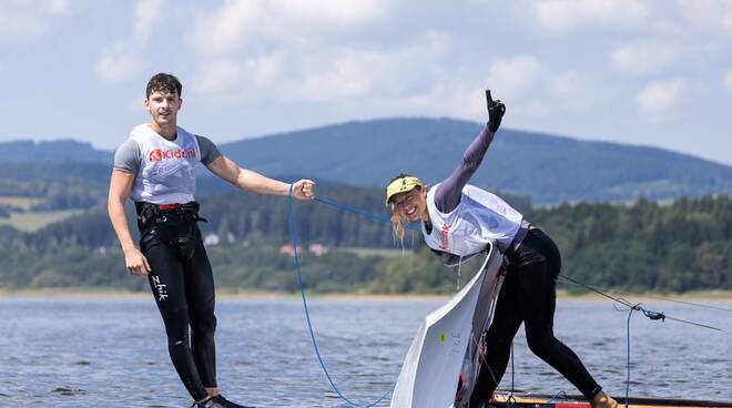 Vela: Emilia Salvatore e Pietro Rizzi sono oro ai Campionati Europei 29er