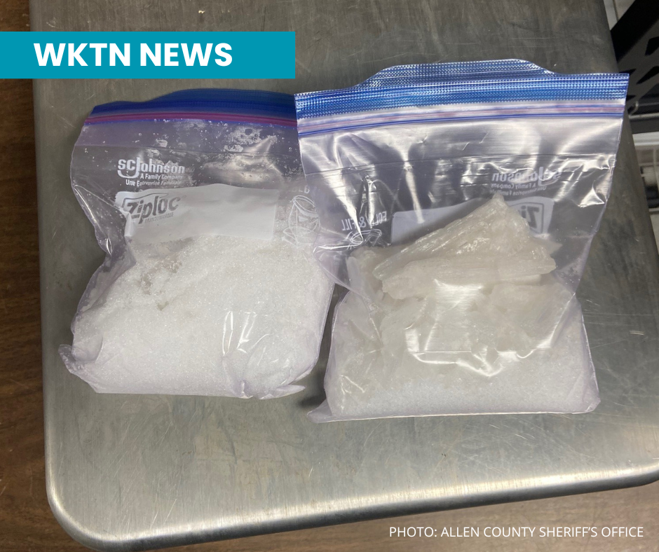 Dayton Man Arrested in Allen County with Nearly Two Pounds of Methamphetamine