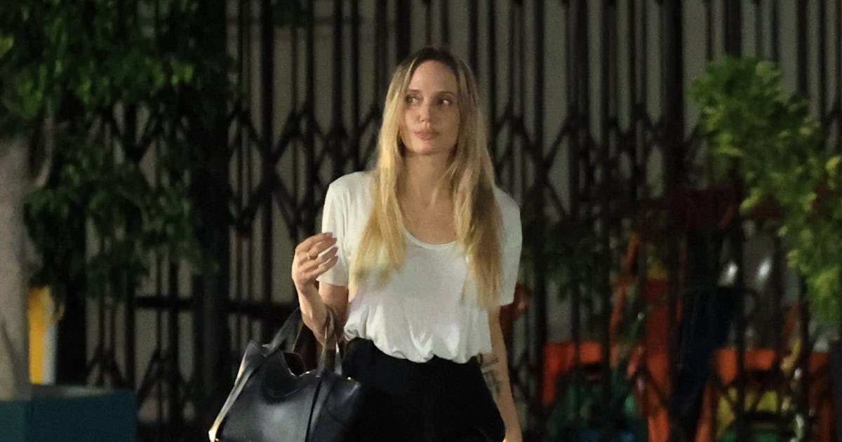 Angelina Jolie's Latest Look Is a Masterclass in High-Low Dressing