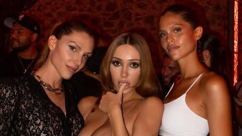 Bianca Censori: Kanye’s wife parties in almost nude mesh bodysuit, seen with Aus basketballer Liz Cambage