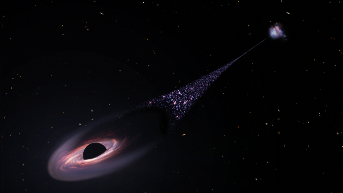 Early Universe's supermassive black holes grew in cocoons like butterflies