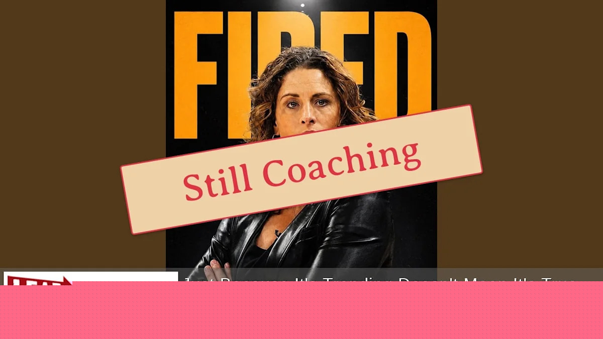 Fact Check: Indiana Fever Did NOT Fire Head Coach Stephanie White on Aug. 10, 2026 -- She Continues to Hold Her Job