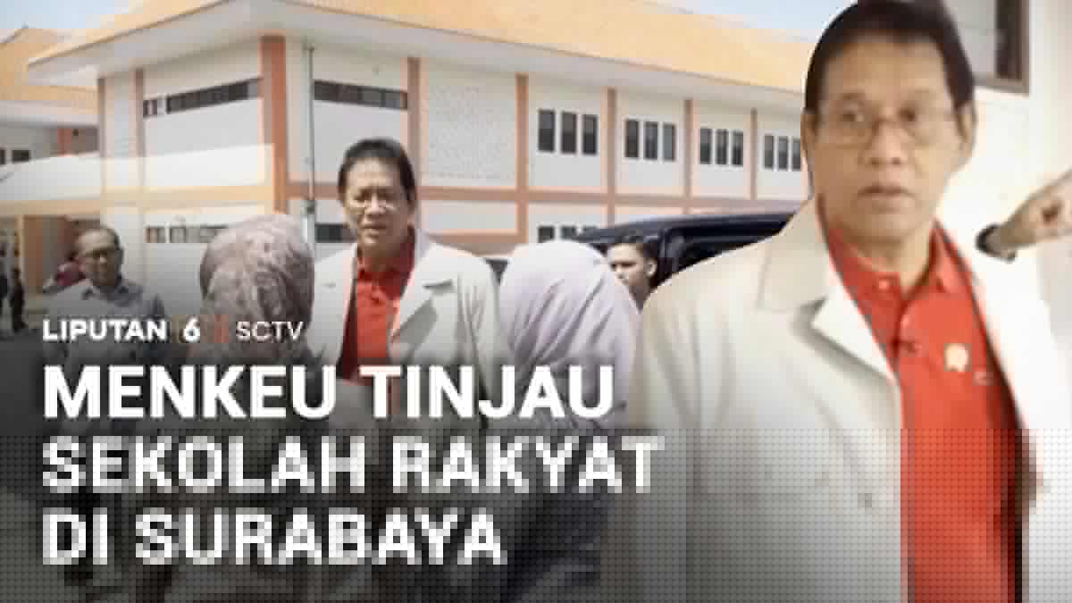 Menkeu Tinjau Sekolah Rakyat di Surabaya
