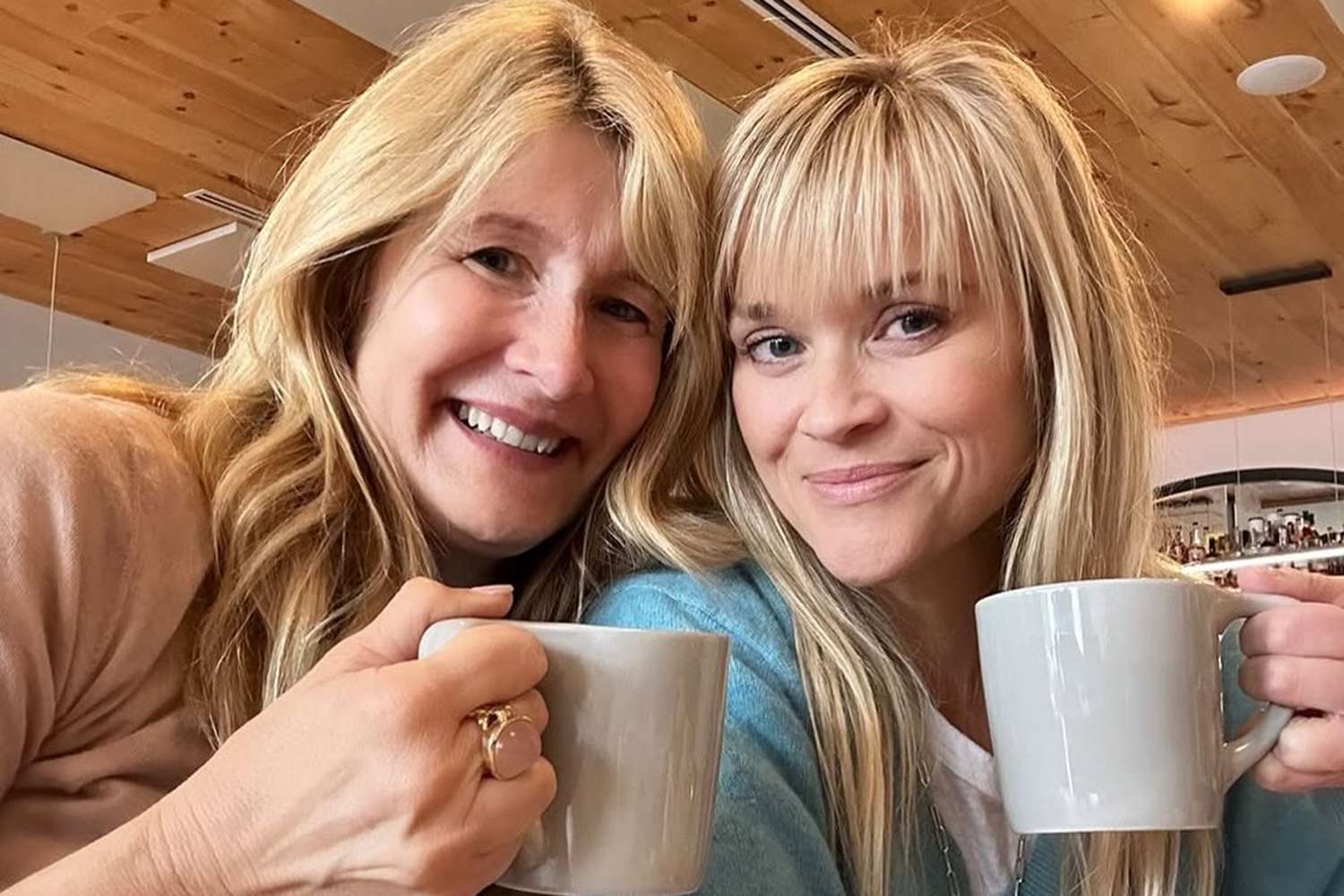 Reese Witherspoon's Pastel V-Neck Sweater Blended a Classic Winter Knit with a Dash of Spring — Get the Look from $28