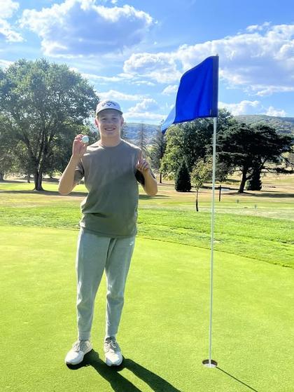 Hubber Records Ace on Smethport Course