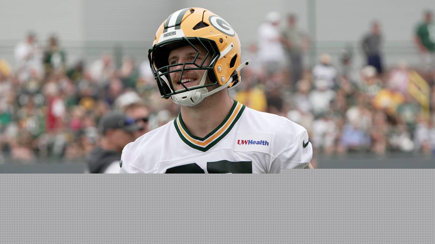 Tucker Kraft appears to put injury concerns behind him at Packers training camp
