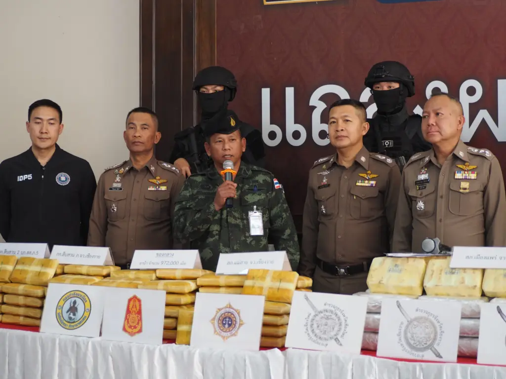 Police Seize 3.26 Million Meth Pills and Assets Worth 135 Million Baht