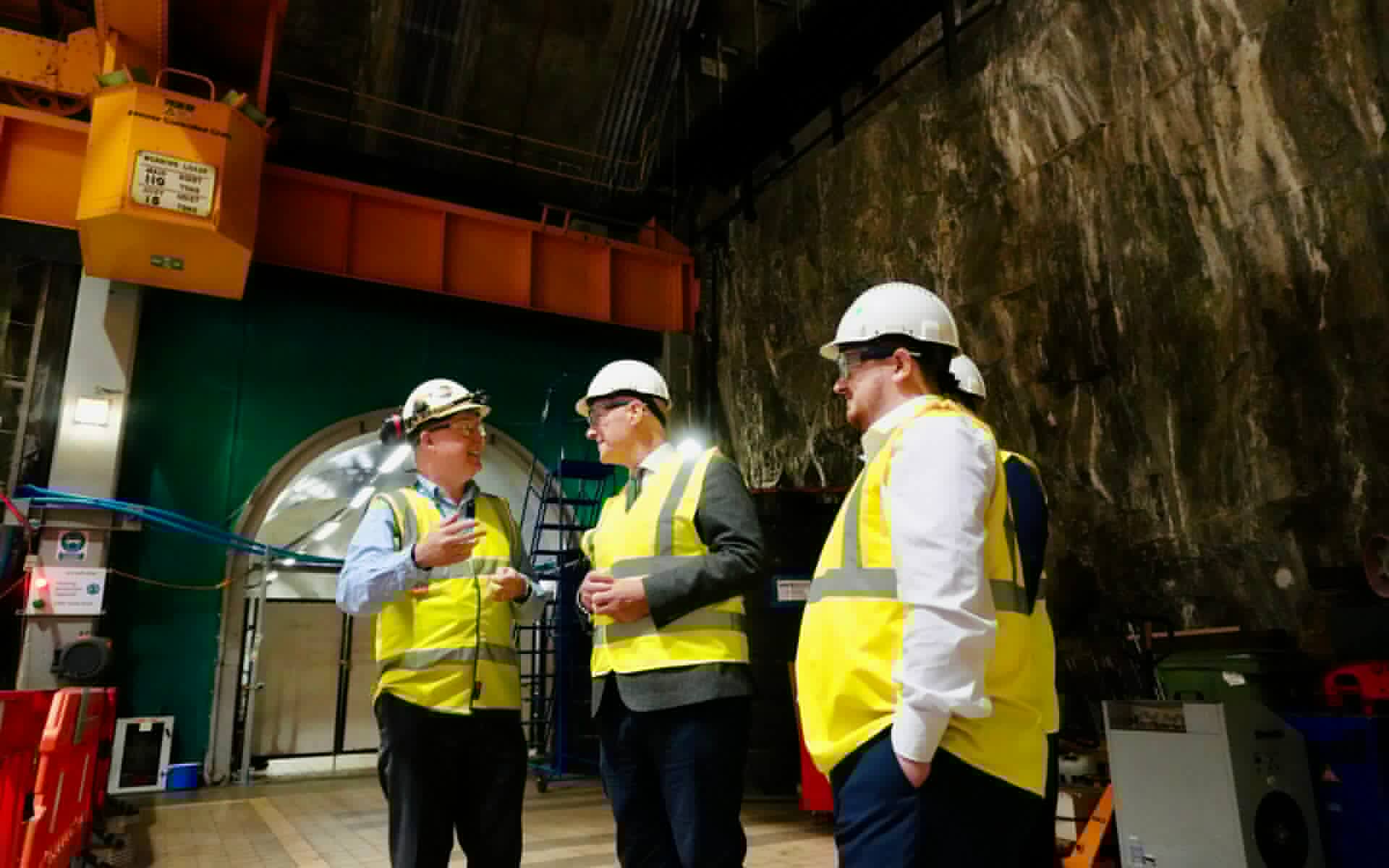 Scotland’s First Minister visits Cruachan pumped storage plant