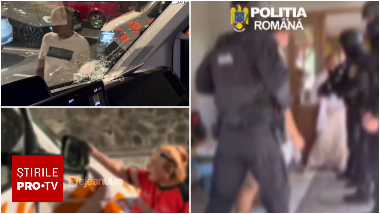 Șapte persoane arestate pentru atacul cu topoare asupra unei ambulanțe din Cluj. Ce spune DSU despre „ambulanța neagră”
