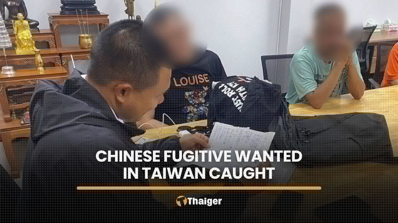 Chinese fugitive wanted in Taiwan arrested in Surat Thani