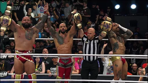 The Demand Topple The Conglomeration to Win AEW World Trios Championship on Dynamite