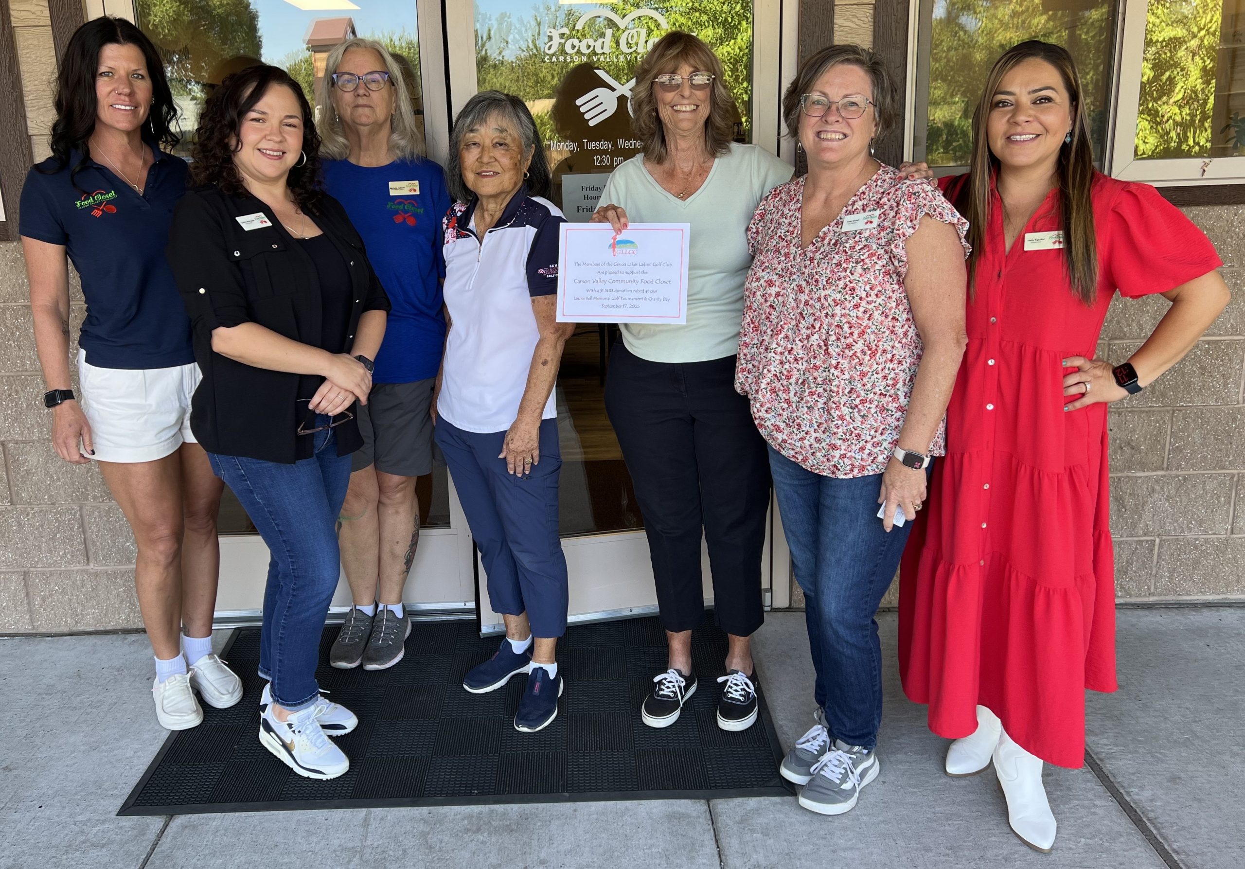 Genoa Lakes Ladies’ Golf Club Memorial & Charity Tournament raises $1,500 for Carson Valley Community Food Closet