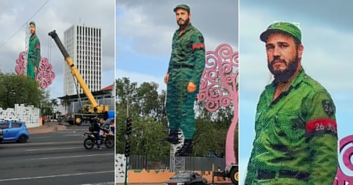 Nicaragua Unveils Metal Sculpture of Fidel Castro on Bolívar to Chávez Avenue